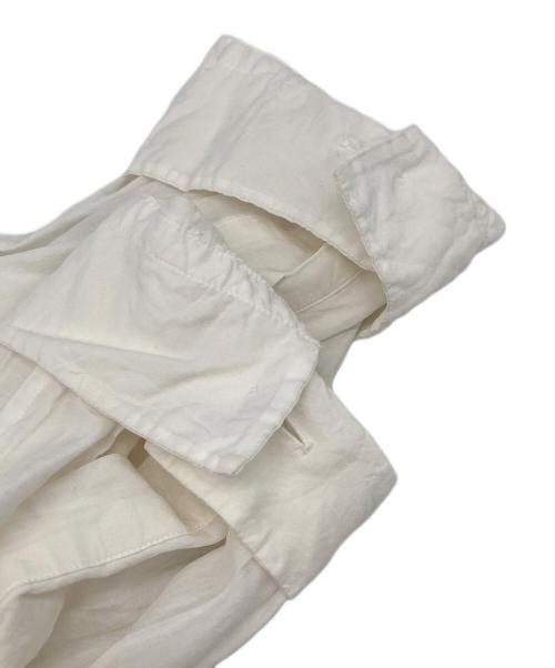 ISSEY MIYAKE MEN（イッセイミヤケメン）ISSEY MIYAKE MEN (イッセイミヤケメン) 花プリントシャツ ホワイト サイズ:L-XLの古着・服飾アイテム