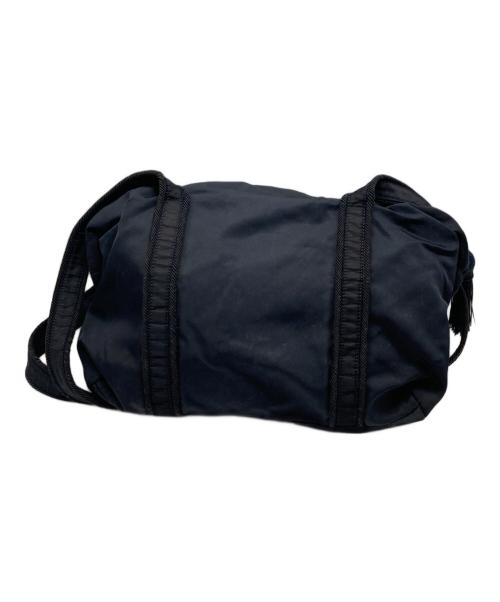 PRADA（プラダ）PRADA (プラダ) ロゴ刺繍ナイロントートバッグ ネイビー サイズ:なしの古着・服飾アイテム