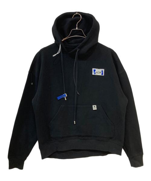 ADER error（アーダーエラー）ADER error (アーダーエラー) Rivet Label Hoodie/リベットラベルパーカー ブラック サイズ:3の古着・服飾アイテム