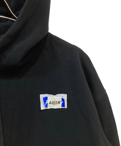 ADER error（アーダーエラー）ADER error (アーダーエラー) Rivet Label Hoodie/リベットラベルパーカー ブラック サイズ:3の古着・服飾アイテム