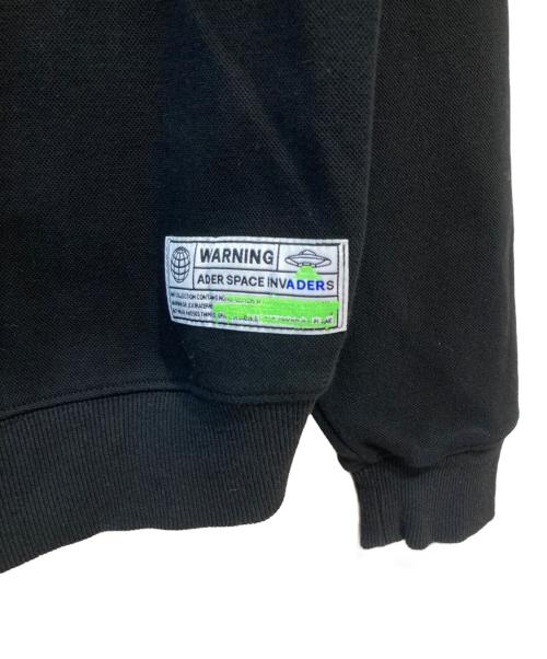 ADER error（アーダーエラー）ADER error (アーダーエラー) Rivet Label Hoodie/リベットラベルパーカー ブラック サイズ:3の古着・服飾アイテム