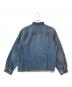 KUON (クオン) Denim Kimono Collar Cropped Jacket/デニム着物カラークロップドジャケット インディゴ サイズ:XL 未使用品：18000円