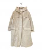 6(ROKU) BEAUTY&YOUTHロク ビューティーアンドユース）の古着「LONG DUFFLE COAT」｜アイボリー
