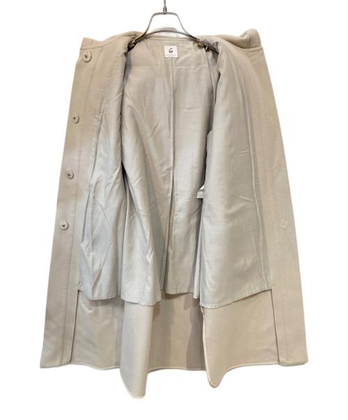 6(ROKU) BEAUTY&YOUTH（ロク ビューティーアンドユース）6(ROKU) BEAUTY&YOUTH (ロク ビューティーアンドユース) LONG DUFFLE COAT アイボリー サイズ:36の古着・服飾アイテム