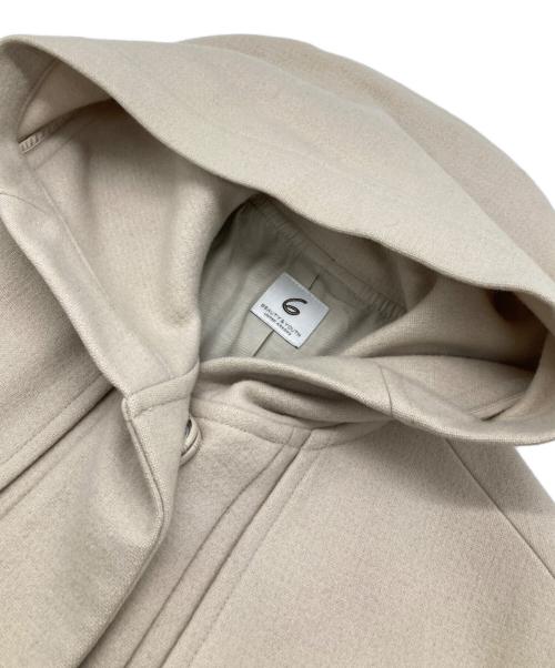 6(ROKU) BEAUTY&YOUTH（ロク ビューティーアンドユース）6(ROKU) BEAUTY&YOUTH (ロク ビューティーアンドユース) LONG DUFFLE COAT アイボリー サイズ:36の古着・服飾アイテム