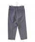 WACKO MARIA (ワコマリア) DORMEUIL (ドーメル) PLEATED TROUSERS (TYPE-2)/プリーツパンツ（タイプ2） グレー サイズ:L：17000円