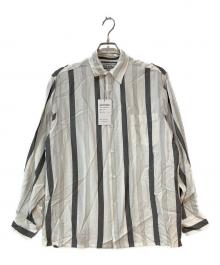 WACKO MARIA（ワコマリア）の古着「STRIPED OPEN COLLAR SHIRT L/S」｜ホワイト