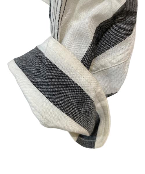 WACKO MARIA（ワコマリア）WACKO MARIA (ワコマリア) STRIPED OPEN COLLAR SHIRT L/S ホワイト サイズ:Mの古着・服飾アイテム