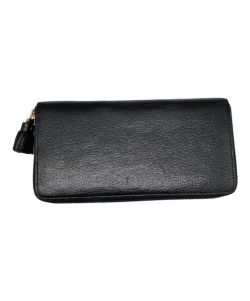 ANYA HINDMARCH（アニヤ・ハインドマーチ）ANYA HINDMARCH (アニヤ・ハインドマーチ) Zip Round Wallet Eyes ブラック サイズ:なしの古着・服飾アイテム