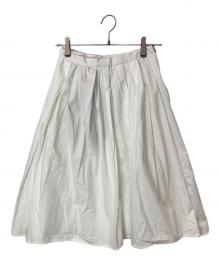 MADISON BLUE（マディソンブルー）の古着「PUFFY KNEE-LENGTH SK WO スカート」｜ホワイト