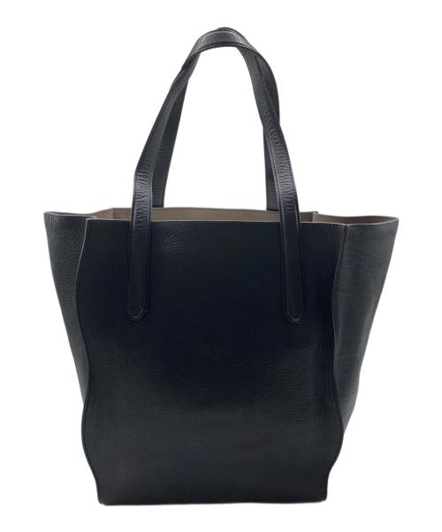 HIROFU（ヒロフ）HIROFU (ヒロフ) ヌーボラレザートートバッグ L ブラックの古着・服飾アイテム