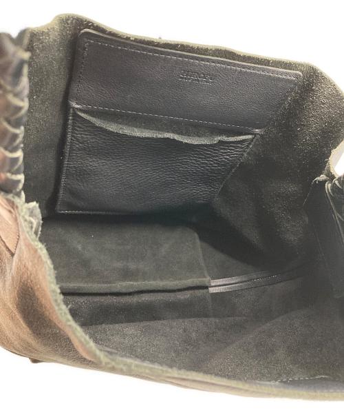 HIROFU（ヒロフ）HIROFU (ヒロフ) メッシュハンドルバッグ ブラック サイズ:なしの古着・服飾アイテム