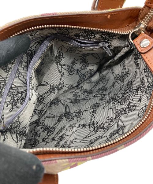 Vivienne Westwood（ヴィヴィアンウエストウッド）Vivienne Westwood (ヴィヴィアンウエストウッド) 総柄ショルダーバッグ ブラウン サイズ:なしの古着・服飾アイテム