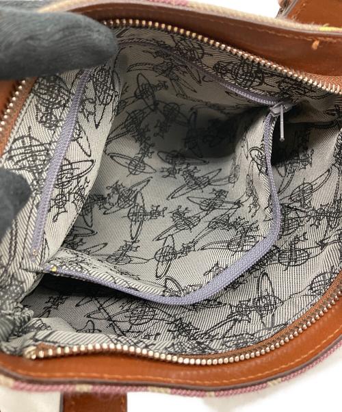 Vivienne Westwood（ヴィヴィアンウエストウッド）Vivienne Westwood (ヴィヴィアンウエストウッド) 総柄ショルダーバッグ ブラウン サイズ:なしの古着・服飾アイテム