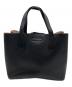 TORY BURCH (トリーバーチ) ブレイク ロゴ スモール トート 2way クロスボディ バッグ ブラック サイズ:30522003535093：7000円
