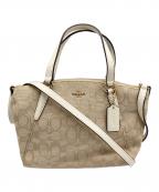 ）の古着「アウトライン シグネチャー ミニ ケルシー サッチェル バッグ」｜ベージュ