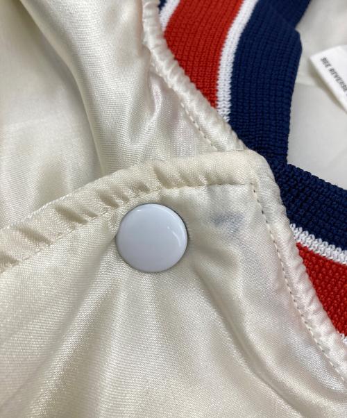 adidas（アディダス）adidas (アディダス) ナイロンスタジャン ベージュ サイズ:XLの古着・服飾アイテム
