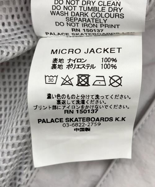 PALACE（パレス）PALACE (パレス) MICRO JACKET グレー サイズ:Lの古着・服飾アイテム