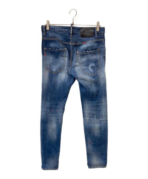 DSQUARED2（ディースクエアード）DSQUARED2 (ディースクエアード) SUPER TWINKY JEAN/スーパー トゥインキー ジーンズ インディゴ サイズ:46の古着・服飾アイテム
