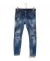DSQUARED2（ディースクエアード）の古着「SUPER TWINKY JEAN/スーパー トゥインキー ジーンズ」｜インディゴ
