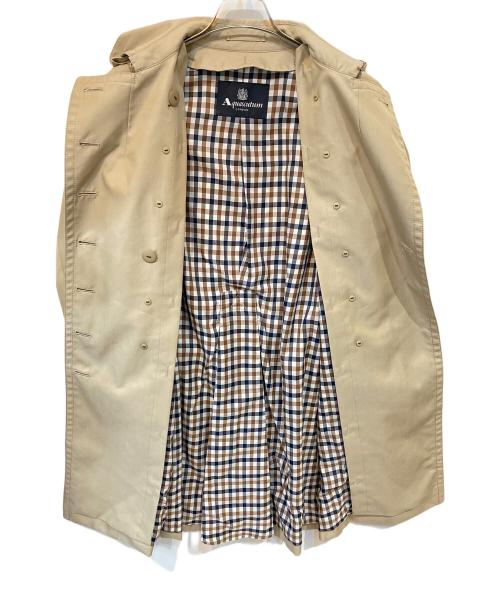 Aquascutum（アクアスキュータム）Aquascutum (アクアスキュータム) トレンチコート ベージュ サイズ:6の古着・服飾アイテム