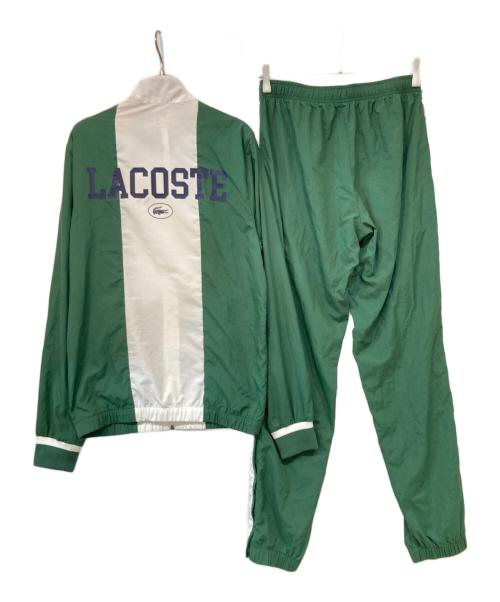 LACOSTE（ラコステ）LACOSTE (ラコステ) 『ダニール・メドベージェフ』バイカラートラックスーツ グリーン×ホワイト サイズ:Sの古着・服飾アイテム