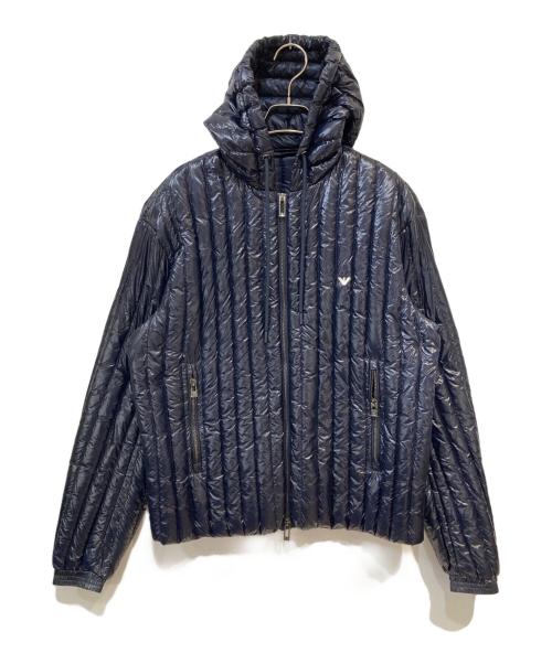 EMPORIO ARMANI（エンポリオ アルマーニ）EMPORIO ARMANI (エンポリオ アルマーニ) ダウンジャケット ネイビー サイズ:46の古着・服飾アイテム