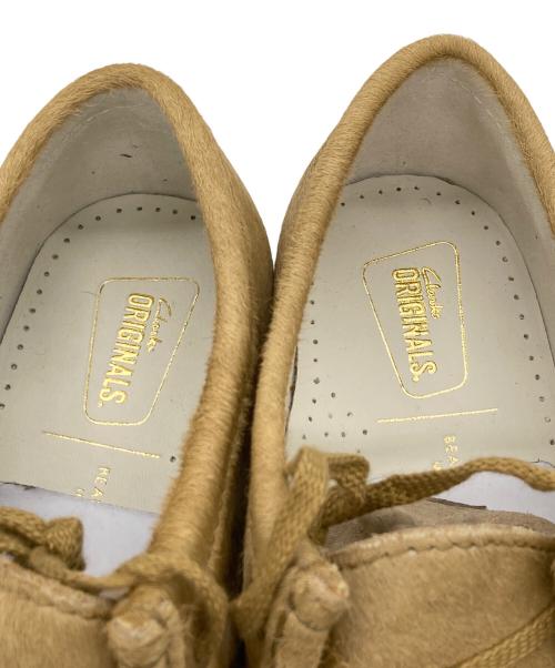 CLARKS（クラークス）CLARKS (クラークス) Wallabee Arrow スウェードシューズ ベージュ サイズ:２７㎝の古着・服飾アイテム