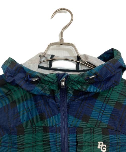 PEARLY GATES（パーリーゲイツ）PEARLY GATES (パーリーゲイツ) フルジップワンピース ネイビー×グリーンの古着・服飾アイテム