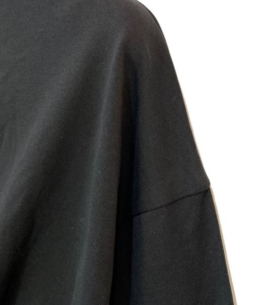 SORIN（ソリン）SORIN (ソリン) Asymmetry Ruffled Long T-shirt ブラック サイズ:38の古着・服飾アイテム