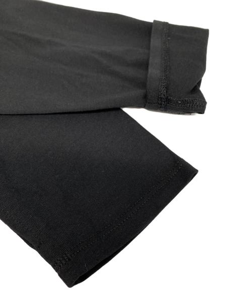 SORIN（ソリン）SORIN (ソリン) Asymmetry Ruffled Long T-shirt ブラック サイズ:38の古着・服飾アイテム