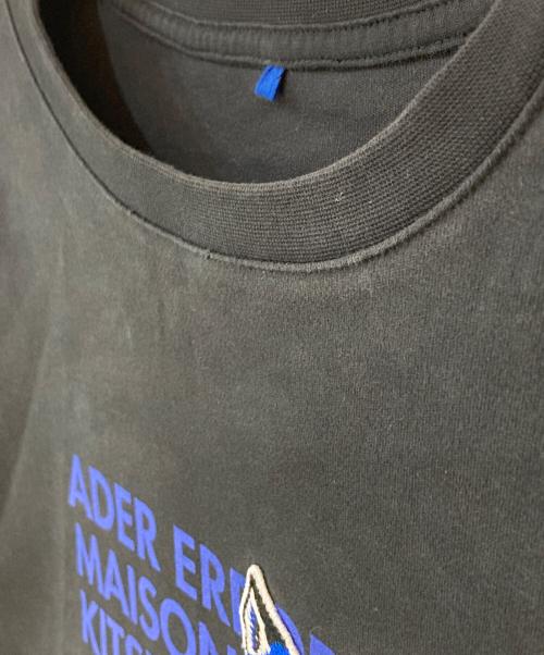 ADER error（アーダーエラー）ADER error (アーダーエラー) maison kitsune (メゾンキツネ) Meditation Fox T-Shirt ブラック サイズ:Ａ2の古着・服飾アイテム