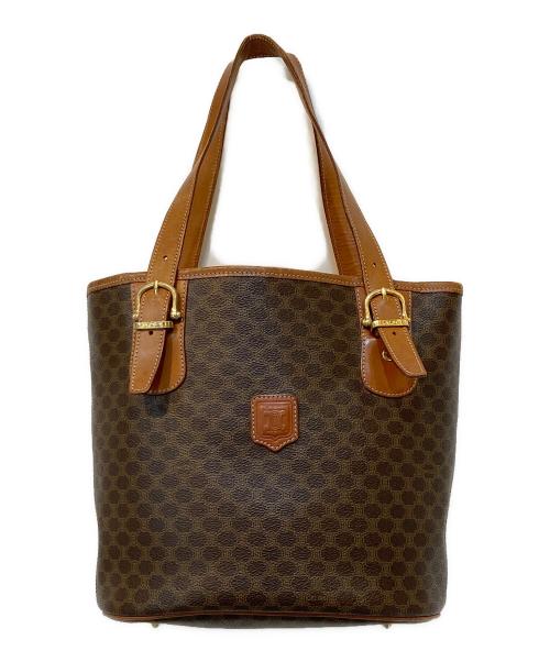 CELINE（セリーヌ）CELINE (セリーヌ) マカダム柄 トートバッグ ブラウン サイズ:なしの古着・服飾アイテム