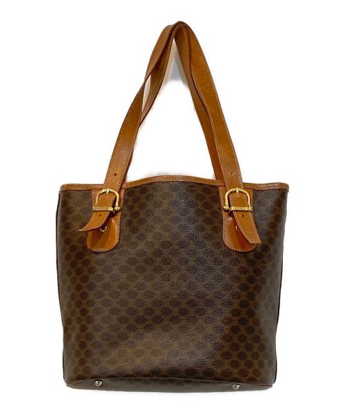 CELINE（セリーヌ）CELINE (セリーヌ) マカダム柄 トートバッグ ブラウン サイズ:なしの古着・服飾アイテム