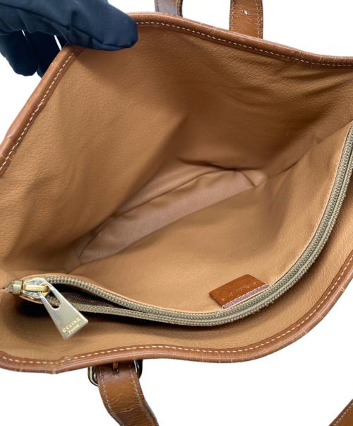 CELINE（セリーヌ）CELINE (セリーヌ) マカダム柄 トートバッグ ブラウン サイズ:なしの古着・服飾アイテム