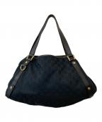 GUCCIグッチ）の古着「GGキャンバス トートバッグ」｜ブラック