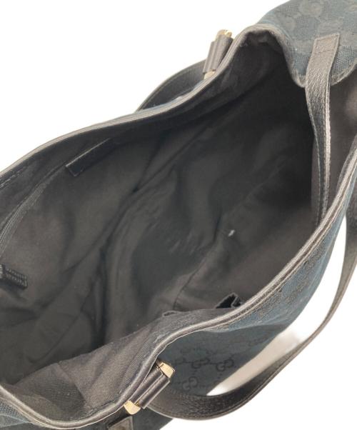 GUCCI（グッチ）GUCCI (グッチ) GGキャンバス トートバッグ ブラック サイズ:なしの古着・服飾アイテム