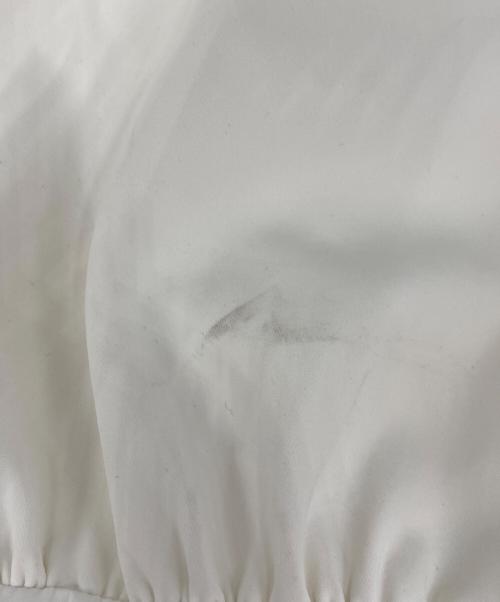 anuans（アニュアンス）anuans (アニュアンス) スクエアネックバルーンフレアワンピース ホワイト サイズ:Mの古着・服飾アイテム
