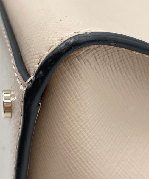 Kate Spade（ケイトスペード）Kate Spade (ケイトスペード) ステイシー カラーブロック ミディアム サッチェル ベージュ サイズ:なしの古着・服飾アイテム
