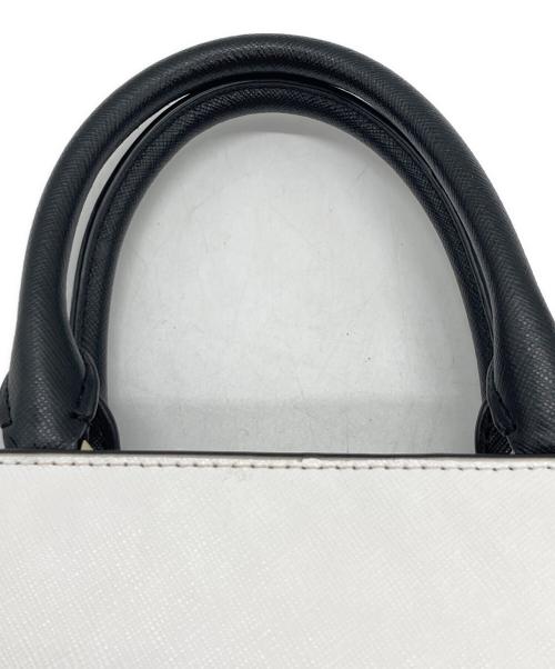 Kate Spade（ケイトスペード）Kate Spade (ケイトスペード) ステイシー カラーブロック ミディアム サッチェル ベージュ サイズ:なしの古着・服飾アイテム