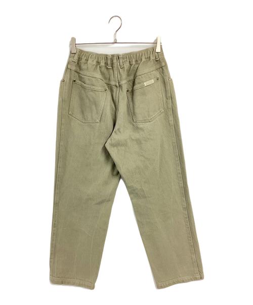 COMFORTABLE REASON（コンフォータブルリーズン）COMFORTABLE REASON (コンフォータブルリーズン) ADE DENIM SLACKS（ デニムスラックス） ベージュ サイズ:FREEの古着・服飾アイテム