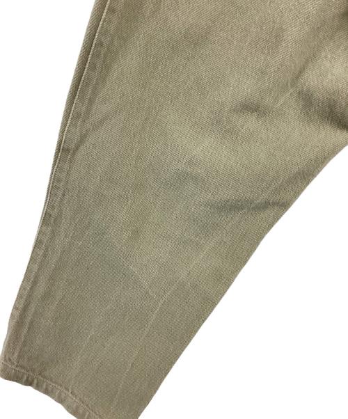 COMFORTABLE REASON（コンフォータブルリーズン）COMFORTABLE REASON (コンフォータブルリーズン) ADE DENIM SLACKS（ デニムスラックス） ベージュ サイズ:FREEの古着・服飾アイテム