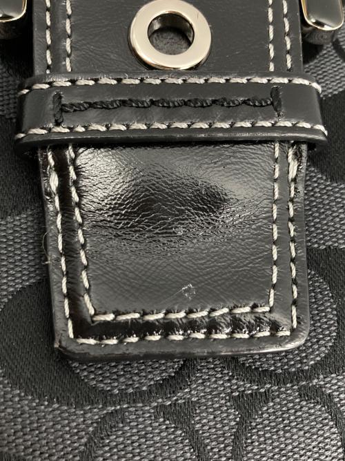 COACH（コーチ）COACH (コーチ) ソーホーシグネチャーラージホーボー バッグ ブラック サイズ:なしの古着・服飾アイテム