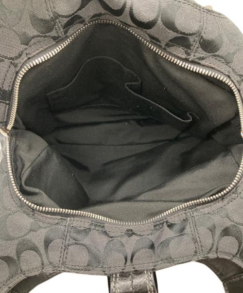 COACH（コーチ）COACH (コーチ) ソーホーシグネチャーラージホーボー バッグ ブラック サイズ:なしの古着・服飾アイテム