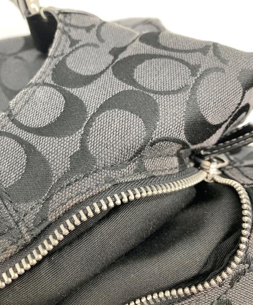 COACH（コーチ）COACH (コーチ) ソーホーシグネチャーラージホーボー バッグ ブラック サイズ:なしの古着・服飾アイテム