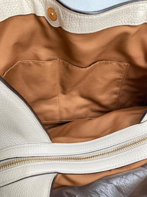 COACH（コーチ）COACH (コーチ) ペブルレザー ハリー ロゴ ショルダー バッグ ホワイト サイズ:なしの古着・服飾アイテム