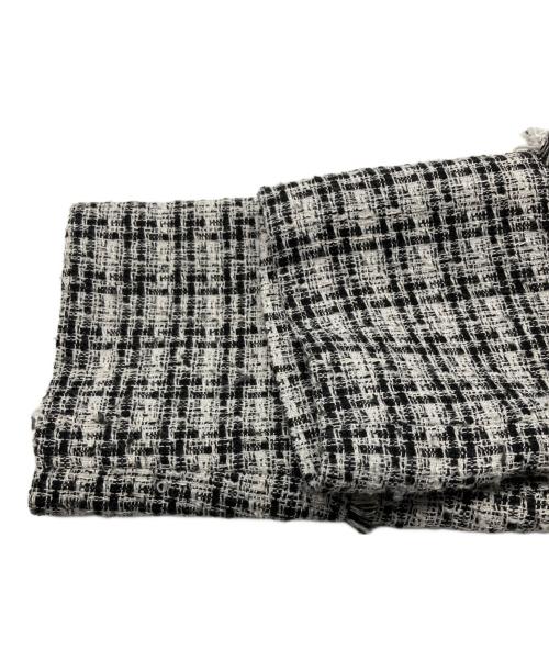 COLLAGE GALLARDAGALANTE（コラージュ ガリャルダガランテ）COLLAGE GALLARDAGALANTE (コラージュ ガリャルダガランテ) 金釦ツイードジャケット ブラック サイズ:FREEの古着・服飾アイテム