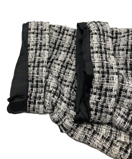 COLLAGE GALLARDAGALANTE（コラージュ ガリャルダガランテ）COLLAGE GALLARDAGALANTE (コラージュ ガリャルダガランテ) 金釦ツイードジャケット ブラック サイズ:FREEの古着・服飾アイテム