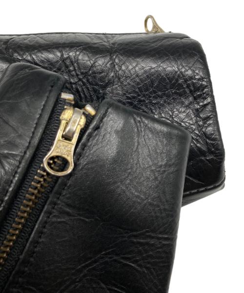 VANSON（バンソン）VANSON (バンソン) TYPE B シングルライダースジャケット ブラック サイズ:38の古着・服飾アイテム