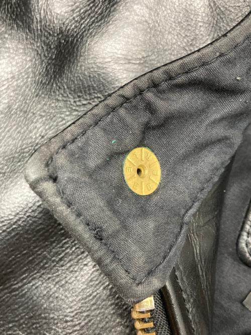 VANSON（バンソン）VANSON (バンソン) TYPE B シングルライダースジャケット ブラック サイズ:38の古着・服飾アイテム